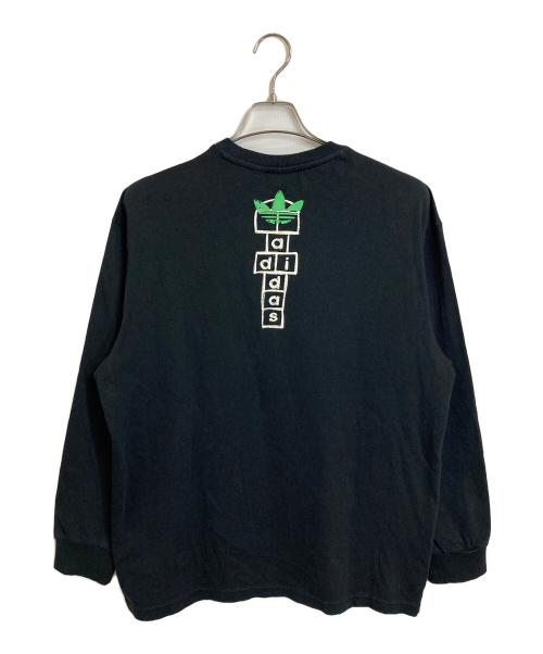 adidas（アディダス）adidas (アディダス) KORN (コーン) Long Sleeve T-shirt adidas KoRn ブラック サイズ:Mの古着・服飾アイテム