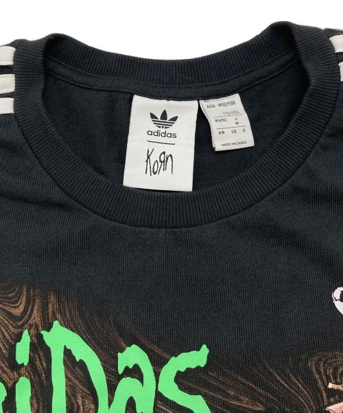 adidas（アディダス）adidas (アディダス) KORN (コーン) Long Sleeve T-shirt adidas KoRn ブラック サイズ:Mの古着・服飾アイテム