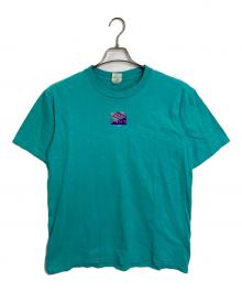 UMBRO（アンブロ）の古着「【古着】80’Ｓヴィンテージ刺繍ロゴTシャツ　UMBRO USA製　シングルステッチ」｜ブルー