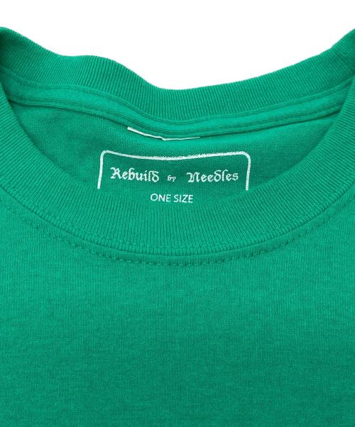 Rebuild by Needles（リビルドバイニードルス）Rebuild by Needles (リビルドバイニードルス) 7 Cuts Wide Tee マルチカラー サイズ:ONE SIZEの古着・服飾アイテム