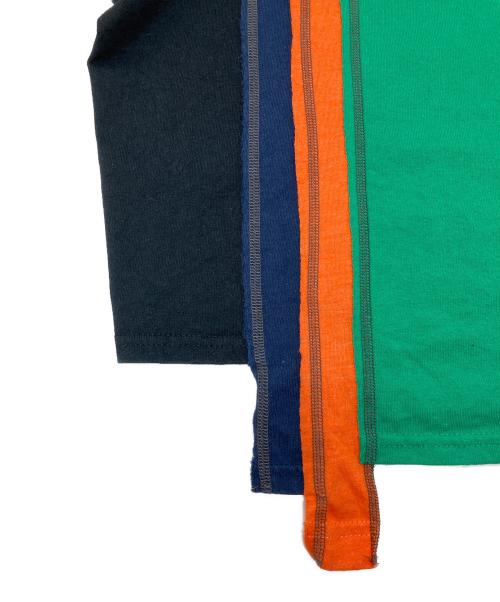 Rebuild by Needles（リビルドバイニードルス）Rebuild by Needles (リビルドバイニードルス) 7 Cuts Wide Tee マルチカラー サイズ:ONE SIZEの古着・服飾アイテム