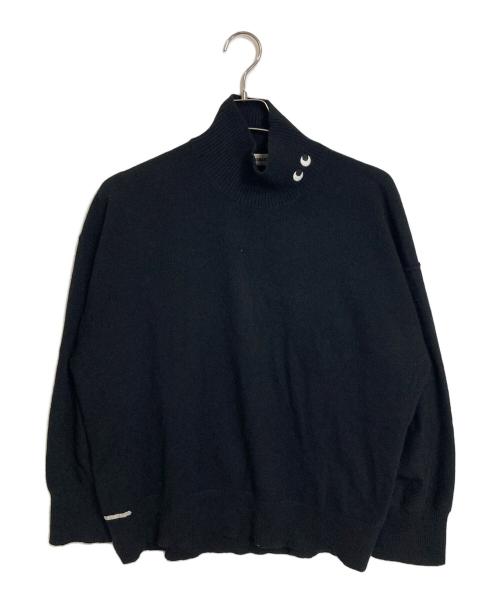 UNIQLO（ユニクロ）UNIQLO (ユニクロ) ANYA HINDMARCH (アニヤ・ハインドマーチ) カシミヤハイネックセーター ブラック サイズ:XXL 未使用品の古着・服飾アイテム