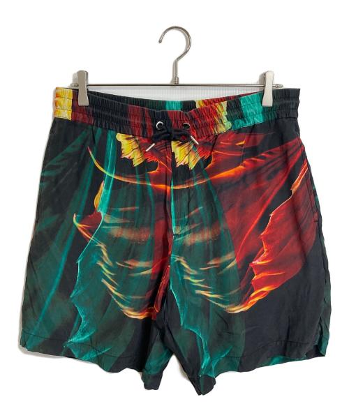 TAAKK（ターク）TAAKK (ターク) シルクハーフパンツ シルクショーツ レッド サイズ:3の古着・服飾アイテム