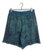 TAAKKターク）の古着「MESH SHORT PANTS  メッシュショートパンツ」｜グリーン