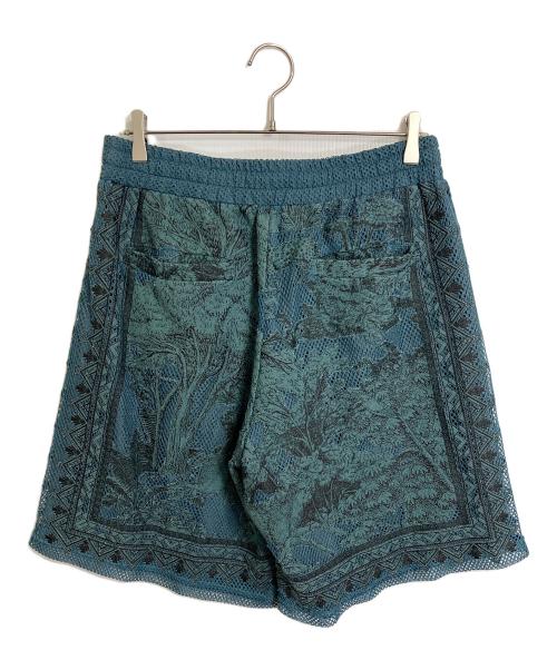 TAAKK（ターク）TAAKK (ターク) MESH SHORT PANTS  メッシュショートパンツ グリーン サイズ:3の古着・服飾アイテム