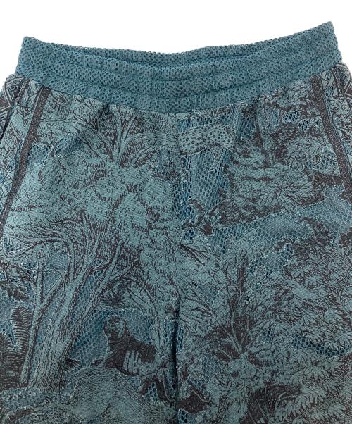 TAAKK（ターク）TAAKK (ターク) MESH SHORT PANTS  メッシュショートパンツ グリーン サイズ:3の古着・服飾アイテム
