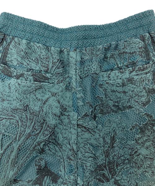 TAAKK（ターク）TAAKK (ターク) MESH SHORT PANTS  メッシュショートパンツ グリーン サイズ:3の古着・服飾アイテム