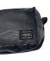 中古・古着 PORTER (ポーター) POUCH（L） ポーチ ブラック：4500円