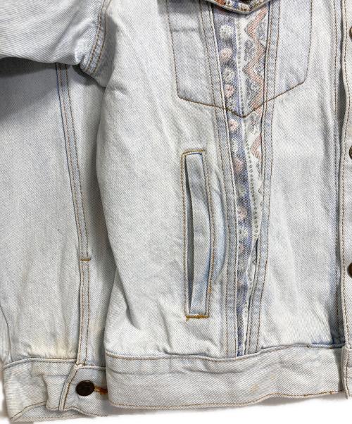 Billabong（ビラボン）Billabong (ビラボン) 【古着】90’Sペイズリー切替デニムジャケット　USA製　アメリカ製　90年代 スカイブルー サイズ:Mの古着・服飾アイテム