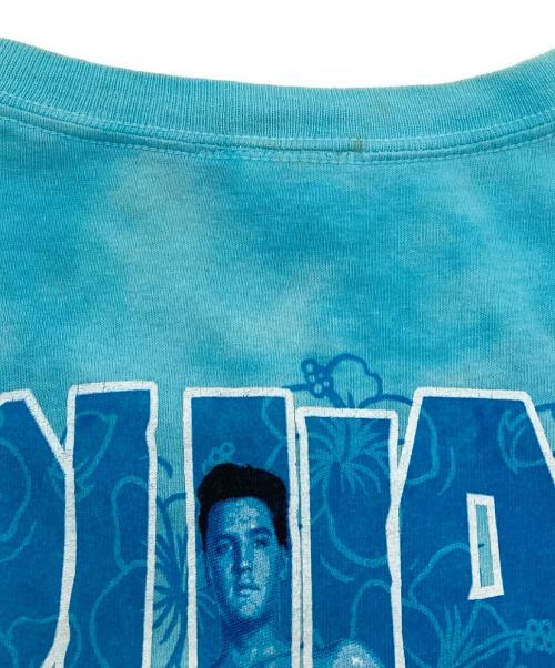 LIQUID BLUE（リキッドブルー）LIQUID BLUE (リキッドブルー) 【古着】90’S エルヴィスプレスリー バンドTシャツ タイダイ ブルー サイズ:2Xの古着・服飾アイテム