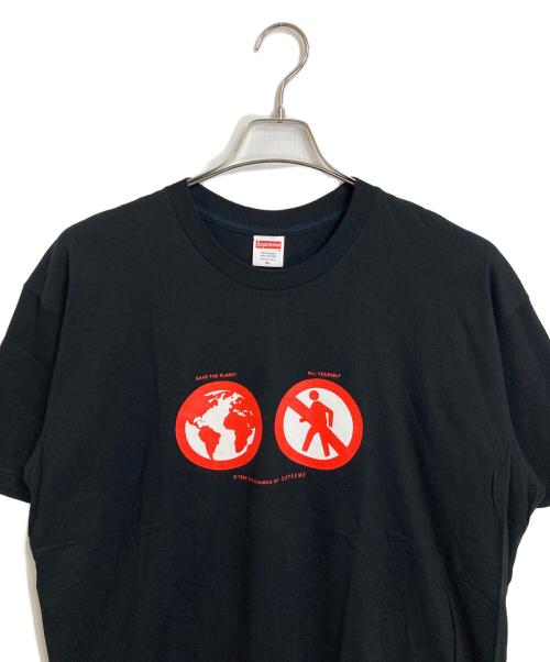 SUPREME（シュプリーム）Supreme (シュプリーム) 19AW Save The Planet Tee セーブザプラネットTシャツ ブラック サイズ:XLの古着・服飾アイテム