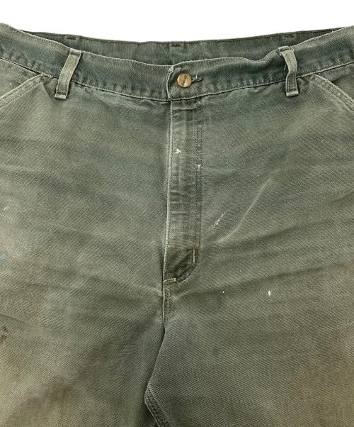 CarHartt（カーハート）CarHartt (カーハート) 【古着】80’Sペインターハーフパンツ　CarHarttユニオンチケット オリーブ サイズ:ウエスト38の古着・服飾アイテム