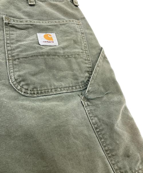 CarHartt（カーハート）CarHartt (カーハート) 【古着】80’Sペインターハーフパンツ　CarHarttユニオンチケット オリーブ サイズ:ウエスト38の古着・服飾アイテム