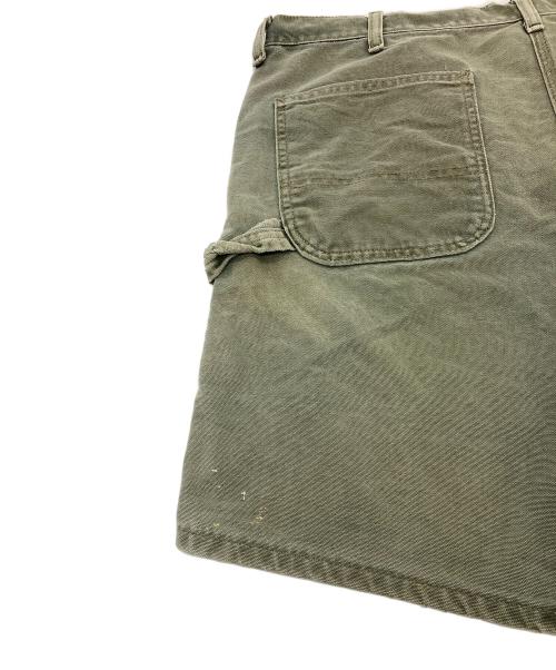 CarHartt（カーハート）CarHartt (カーハート) 【古着】80’Sペインターハーフパンツ　CarHarttユニオンチケット オリーブ サイズ:ウエスト38の古着・服飾アイテム