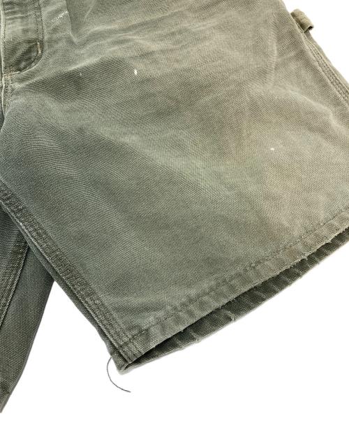CarHartt（カーハート）CarHartt (カーハート) 【古着】80’Sペインターハーフパンツ　CarHarttユニオンチケット オリーブ サイズ:ウエスト38の古着・服飾アイテム