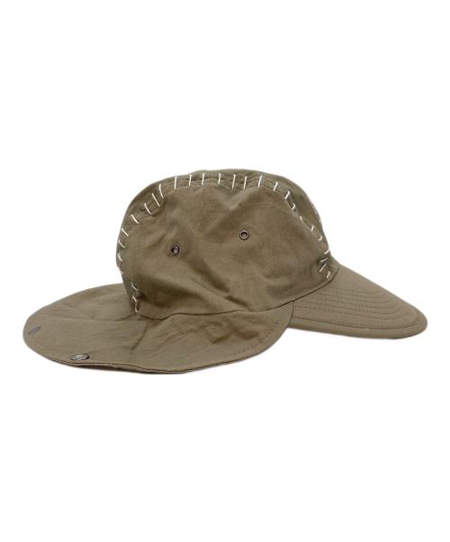 SPACE AVAILABLE（スペース アヴェイラブル）SPACE AVAILABLE (スペース アヴェイラブル) ARTISAN SUN HAT  キャップ ベージュ サイズ:SMの古着・服飾アイテム