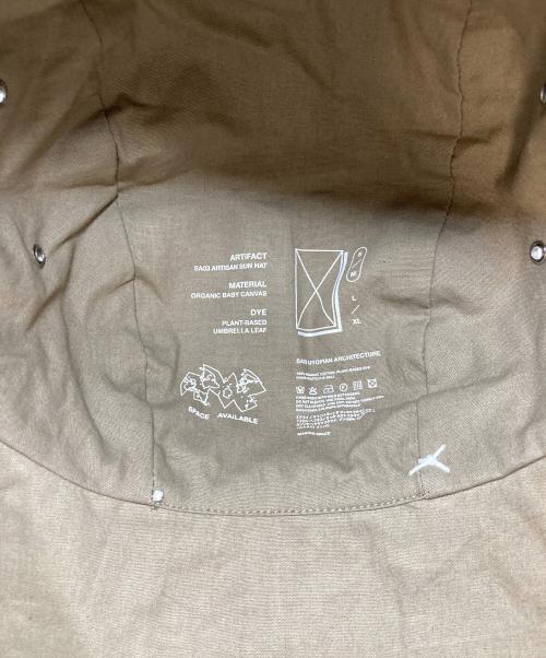SPACE AVAILABLE（スペース アヴェイラブル）SPACE AVAILABLE (スペース アヴェイラブル) ARTISAN SUN HAT  キャップ ベージュ サイズ:SMの古着・服飾アイテム