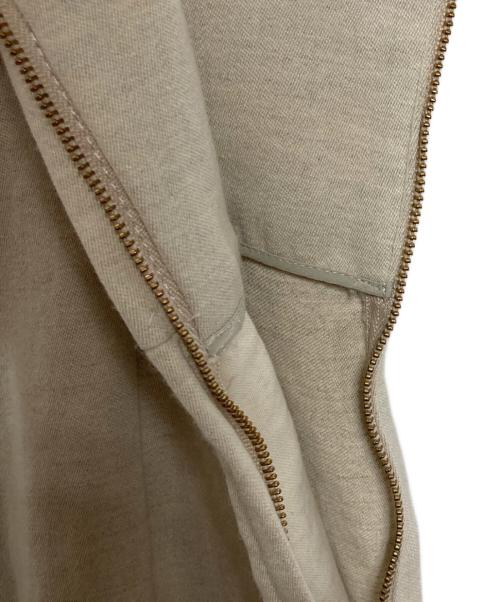 Noble（ノーブル）Noble (ノーブル) ハイウエストサロペットパンツ リネン混　日本製 アイボリー サイズ:38の古着・服飾アイテム