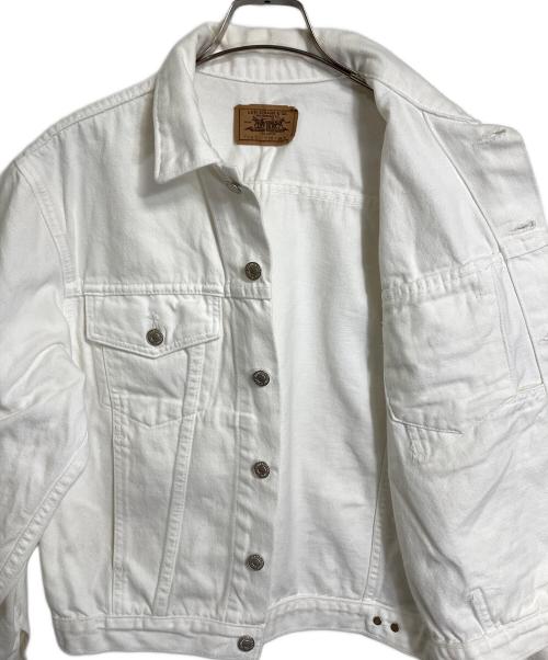 LEVI'S（リーバイス）LEVI'S (リーバイス) 【古着】90’Ｓデニムジャケット　オレンジタブ　91年製　日本製 ホワイト サイズ:Mの古着・服飾アイテム