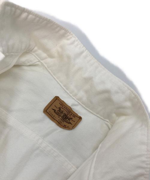LEVI'S（リーバイス）LEVI'S (リーバイス) 【古着】90’Ｓデニムジャケット　オレンジタブ　91年製　日本製 ホワイト サイズ:Mの古着・服飾アイテム