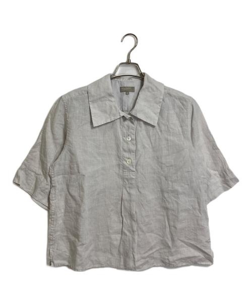 MARGARET HOWELL（マーガレットハウエル）MARGARET HOWELL (マーガレットハウエル) LINEN VOILE シャツ　リネンシャツ　日本製 ホワイト サイズ:2の古着・服飾アイテム