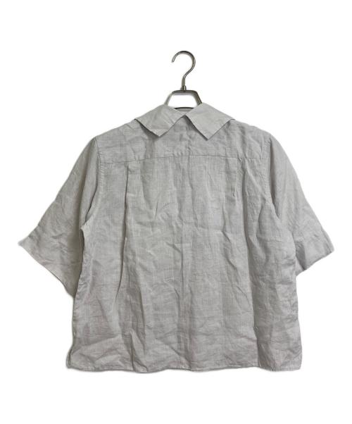 MARGARET HOWELL（マーガレットハウエル）MARGARET HOWELL (マーガレットハウエル) LINEN VOILE シャツ　リネンシャツ　日本製 ホワイト サイズ:2の古着・服飾アイテム
