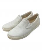 ECCOエコー）の古着「Soft 7 W Slip-on LEA / エコー ソフト 7 W スリッポン」｜ホワイト
