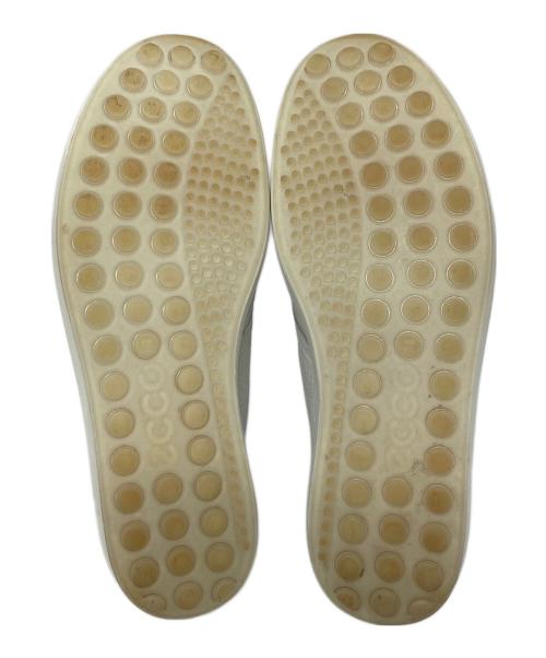 ECCO（エコー）ECCO (エコー) Soft 7 W Slip-on LEA / エコー ソフト 7 W スリッポン ホワイト サイズ:EU38   24㎝の古着・服飾アイテム
