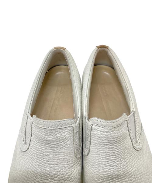 ECCO（エコー）ECCO (エコー) Soft 7 W Slip-on LEA / エコー ソフト 7 W スリッポン ホワイト サイズ:EU38   24㎝の古着・服飾アイテム