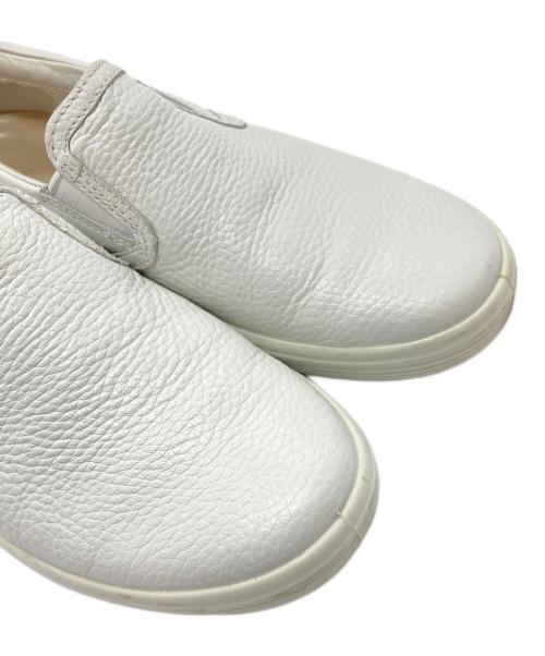 ECCO（エコー）ECCO (エコー) Soft 7 W Slip-on LEA / エコー ソフト 7 W スリッポン ホワイト サイズ:EU38   24㎝の古着・服飾アイテム