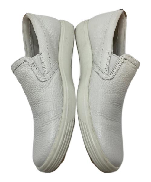 ECCO（エコー）ECCO (エコー) Soft 7 W Slip-on LEA / エコー ソフト 7 W スリッポン ホワイト サイズ:EU38   24㎝の古着・服飾アイテム