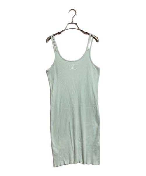 MARTIN MARGIELA（マルタン・マルジェラ）MARTIN MARGIELA (マルタン・マルジェラ) ノースリーブ・キャミソールワンピース JERSEY DRESS 2006年春 ここのえタグ グリーン サイズ: XLの古着・服飾アイテム