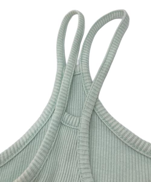 MARTIN MARGIELA（マルタン・マルジェラ）MARTIN MARGIELA (マルタン・マルジェラ) ノースリーブ・キャミソールワンピース JERSEY DRESS 2006年春 ここのえタグ グリーン サイズ: XLの古着・服飾アイテム