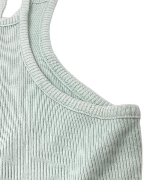 MARTIN MARGIELA（マルタン・マルジェラ）MARTIN MARGIELA (マルタン・マルジェラ) ノースリーブ・キャミソールワンピース JERSEY DRESS 2006年春 ここのえタグ グリーン サイズ: XLの古着・服飾アイテム