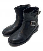 Adam et Ropeアダム エ ロペ）の古着「ショート エンジニアブーツ」｜ブラック