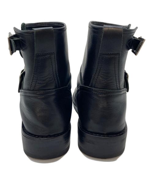 Adam et Rope（アダム エ ロペ）Adam et Rope (アダム エ ロペ) ショート エンジニアブーツ ブラック サイズ:実寸参照の古着・服飾アイテム