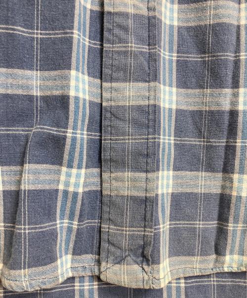 RALPH LAUREN（ラルフローレン）RALPH LAUREN (ラルフローレン) 【古着】半袖シャツ　チェックシャツ　ポニー刺繍　BLAIRE ネイビー サイズ:Mの古着・服飾アイテム