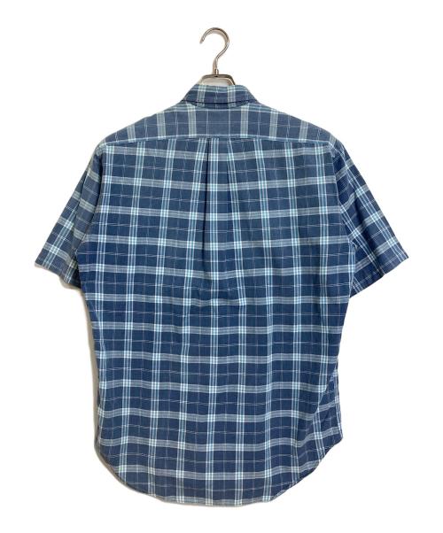 RALPH LAUREN（ラルフローレン）RALPH LAUREN (ラルフローレン) 【古着】半袖シャツ　チェックシャツ　ポニー刺繍　BLAIRE ネイビー サイズ:Mの古着・服飾アイテム