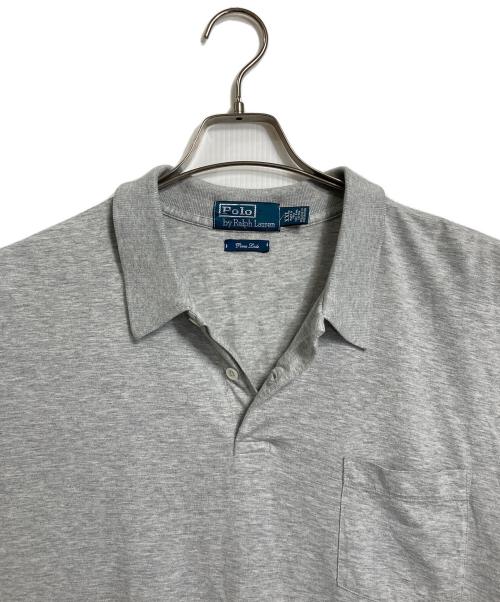 POLO RALPH LAUREN（ポロ・ラルフローレン）POLO RALPH LAUREN (ポロ・ラルフローレン) 【古着】裾ポニーポロシャツ　半袖シャツ　90年代　オーバーサイズ グレー サイズ:XXLの古着・服飾アイテム