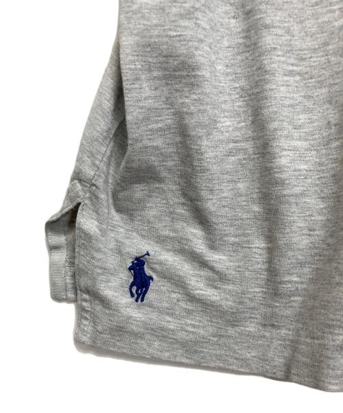POLO RALPH LAUREN（ポロ・ラルフローレン）POLO RALPH LAUREN (ポロ・ラルフローレン) 【古着】裾ポニーポロシャツ　半袖シャツ　90年代　オーバーサイズ グレー サイズ:XXLの古着・服飾アイテム