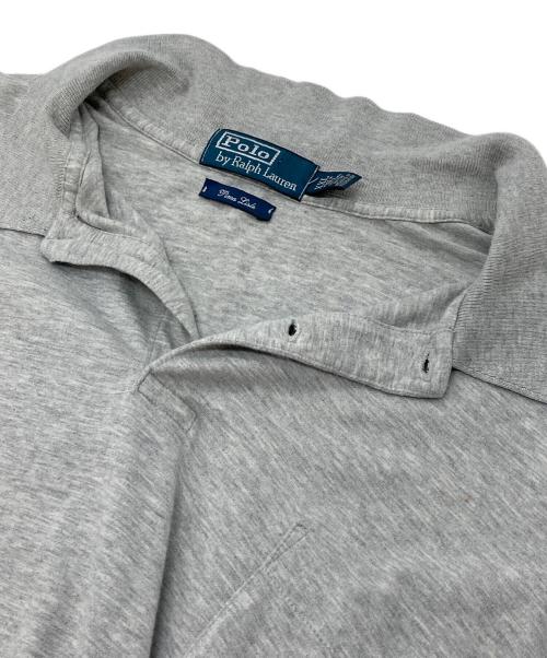 POLO RALPH LAUREN（ポロ・ラルフローレン）POLO RALPH LAUREN (ポロ・ラルフローレン) 【古着】裾ポニーポロシャツ　半袖シャツ　90年代　オーバーサイズ グレー サイズ:XXLの古着・服飾アイテム