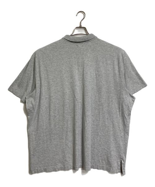 POLO RALPH LAUREN（ポロ・ラルフローレン）POLO RALPH LAUREN (ポロ・ラルフローレン) 【古着】裾ポニーポロシャツ　半袖シャツ　90年代　オーバーサイズ グレー サイズ:XXLの古着・服飾アイテム