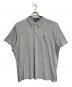 POLO RALPH LAUREN（ポロ・ラルフローレン）の古着「【古着】裾ポニーポロシャツ　半袖シャツ　90年代　オーバーサイズ」｜グレー