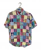 POLO RALPH LAURENポロ・ラルフローレン）の古着「【古着】パッチワーク半袖シャツ　半袖シャツ」｜マルチカラー
