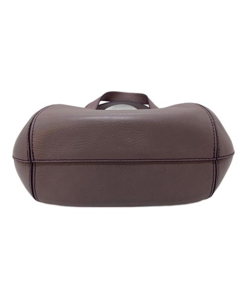 HIROFU（ヒロフ）HIROFU (ヒロフ) 【ソーロ】レザートートバッグ S 2WAYバッグ　ショルダーバッグ　ハンドバッグ　イタリア製 モーヴ（パープル） サイズ:実寸参照 未使用品の古着・服飾アイテム