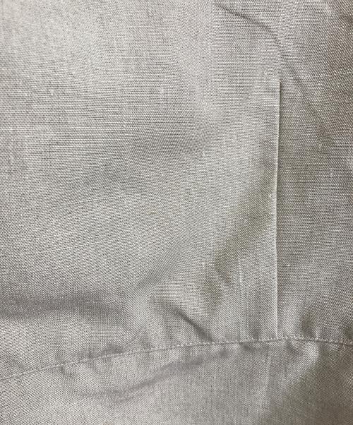 BACCA（バッカ）BACCA (バッカ) リネンVネックブラウス　ノースリーブブラウス　麻　日本製 ベージュ サイズ:36の古着・服飾アイテム