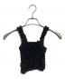 LEINWANDE（ラインヴァンド）の古着「Poko Poko Camisole ポコポコキャミソール」｜ブラック