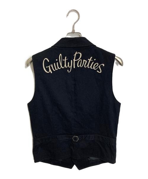 WACKO MARIA（ワコマリア）WACKO MARIA (ワコマリア) アンコンベルト ツイルベスト ブラック サイズ:Mの古着・服飾アイテム