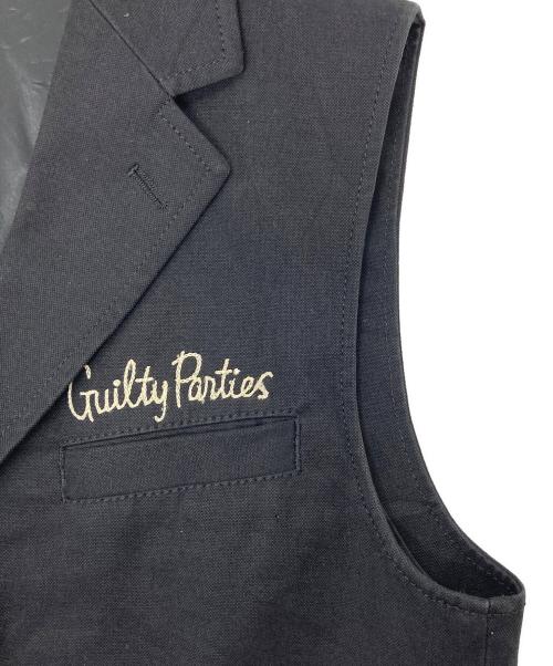 WACKO MARIA（ワコマリア）WACKO MARIA (ワコマリア) アンコンベルト ツイルベスト ブラック サイズ:Mの古着・服飾アイテム