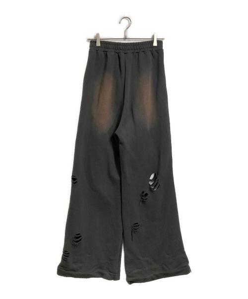 MAISON SPECIAL（メゾンスペシャル）MAISON SPECIAL (メゾンスペシャル) Sweat Distressed Wide Pants ワイドパンツ グレー サイズ:36の古着・服飾アイテム